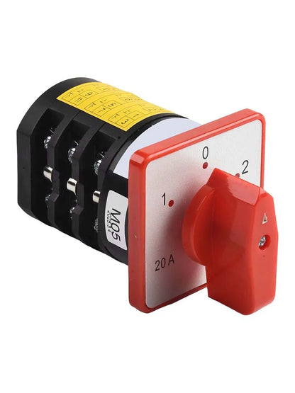 This conversion switch features an intuitive design that enhances usability across multiple motor applications effectively