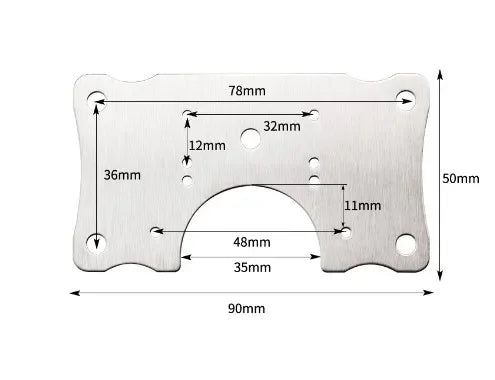 Stainless Steel Hinge Repair Plate for Cabinet Door Fixing