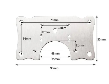 Stainless Steel Hinge Repair Plate for Cabinet Door Fixing