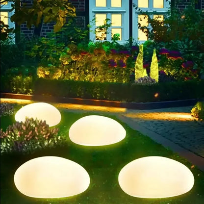 Solar Decorative Frosted Ground Lamp Outdoor Waterproof Garden Light