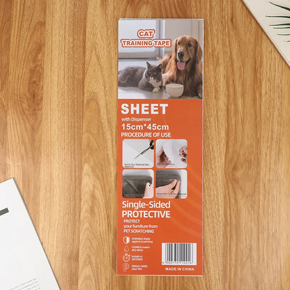PVC Sofa Clear Waterproof Tape Furniture Guard Transparent Self-Adhesive Cats From Scratching Furniture Protectors Tape