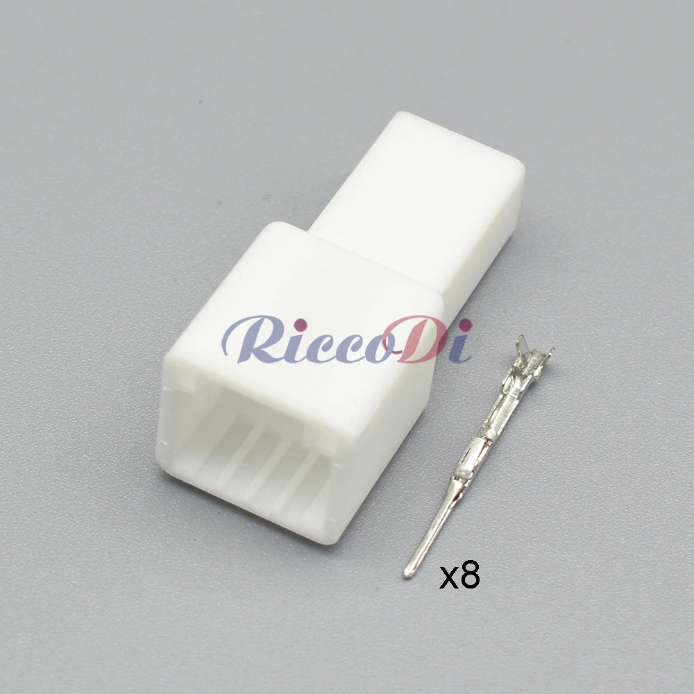 8-Pin Tyco AMP Auto Connector 0.7mm for Toyota 1376352-1 1565804-1 | Male Female Set + Wire Harness