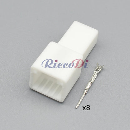 8-Pin Tyco AMP Auto Connector 0.7mm for Toyota 1376352-1 1565804-1 | Male Female Set + Wire Harness