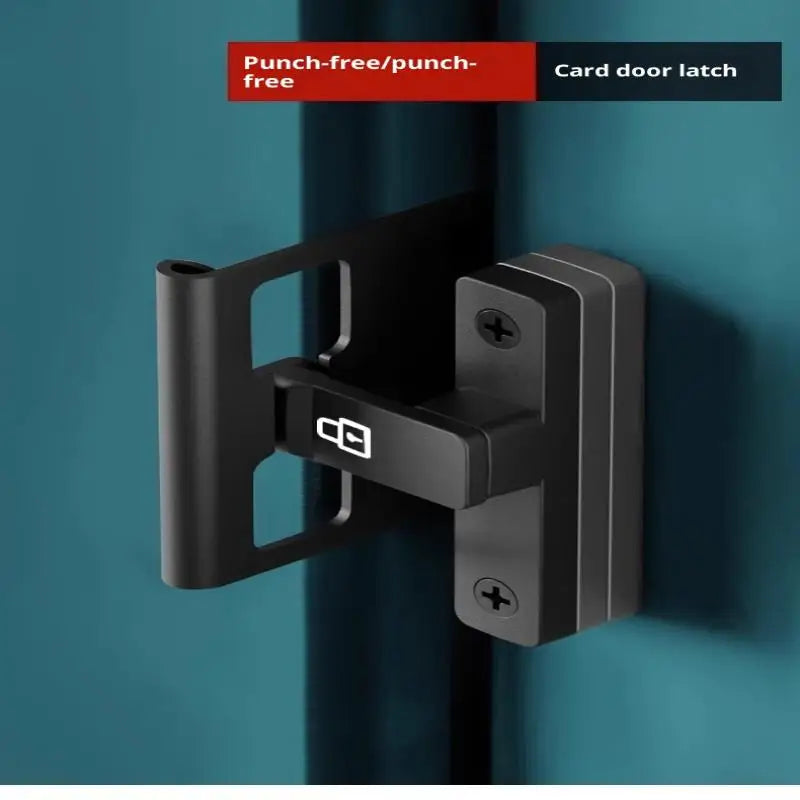 Latch Deadbolt Indoor Non-Punch Surface Mounted Door Lock Bathroom Sliding Door Buckle Snap Bolt Old-Fashioned Room Privacy Lock