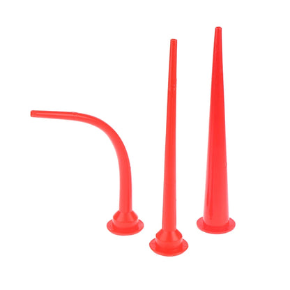 Long Caulking Nozzle Applicator Extension Tool Plastic Sealant Set