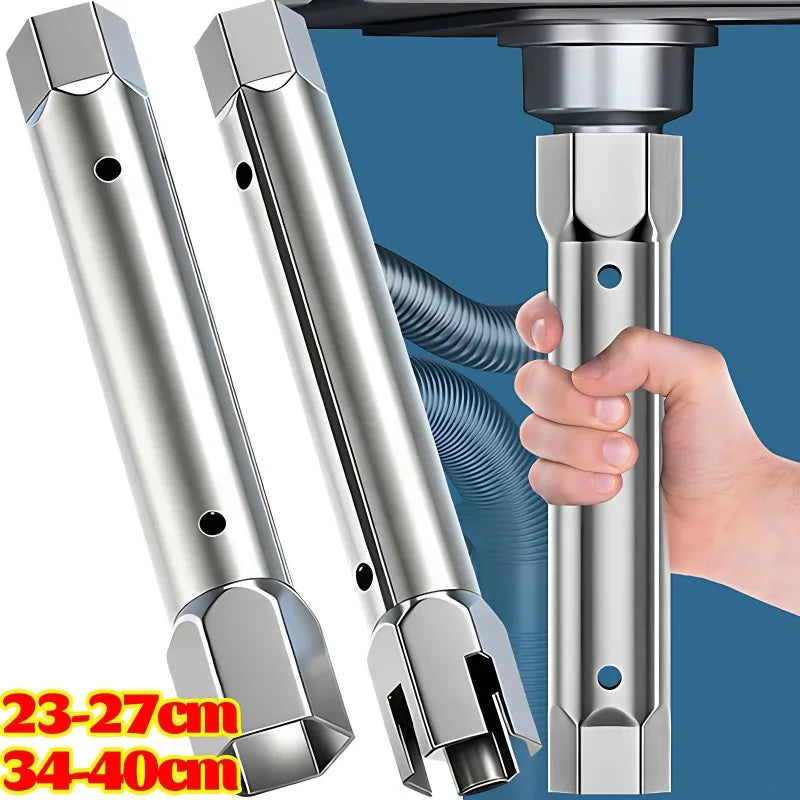 24-40MM Anti-Corrosive Bath Faucet Wrench Anti-slip Kitchen Repair Flume Hexagonal Wrench Multifunction Repair Plumbing Tools