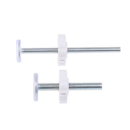 1/4pcs Pressure Fit Spindles & Screw Bolts For Safety Gates White M8 M10 Baby Gate Spare Kit