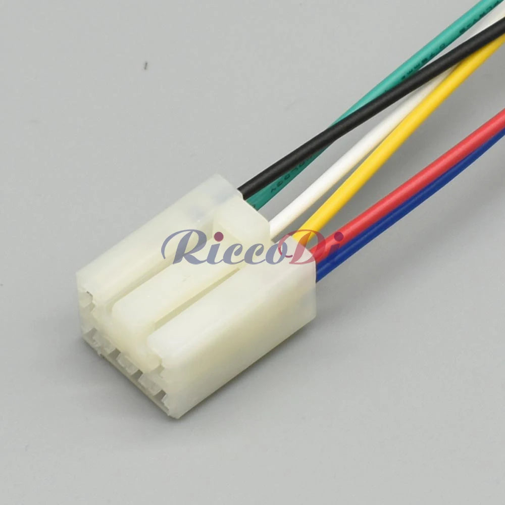 Toyota 6-Pin 2.3mm Audio Connector MG620153 / MG610152 — Head Unit & Combination Switch Wiring Plug