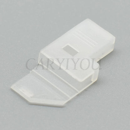 1 Pin 6.3mm Flag Right Angle Connector DJ7019A-6.3-21 Spring Lock Automotive Lamp Socket