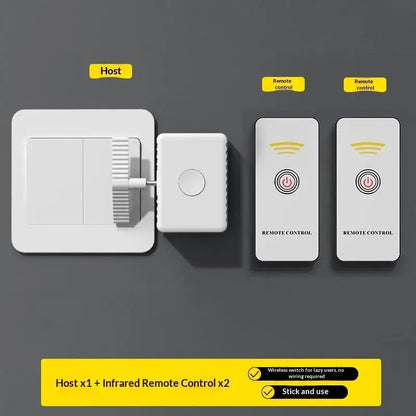 1pc Intelligent Type-C Rechargeable Lazy Remote Control Switch Wireless Control Light Switch Off Tool Automatic Button Pusher