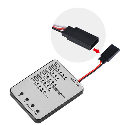 Rogramming Card For Electronic Speed Controller Travel Settings LED Indicator Compatible With Multi ESC 61486mm