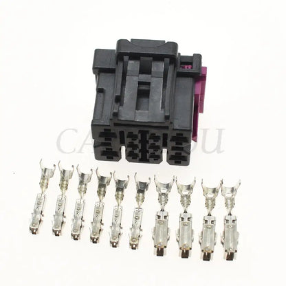 10 Holes 4F0 937 733 B Wiring Harness Plug Male Female with Cables for Volkswagen Audi Seat 4F0 937 743 B