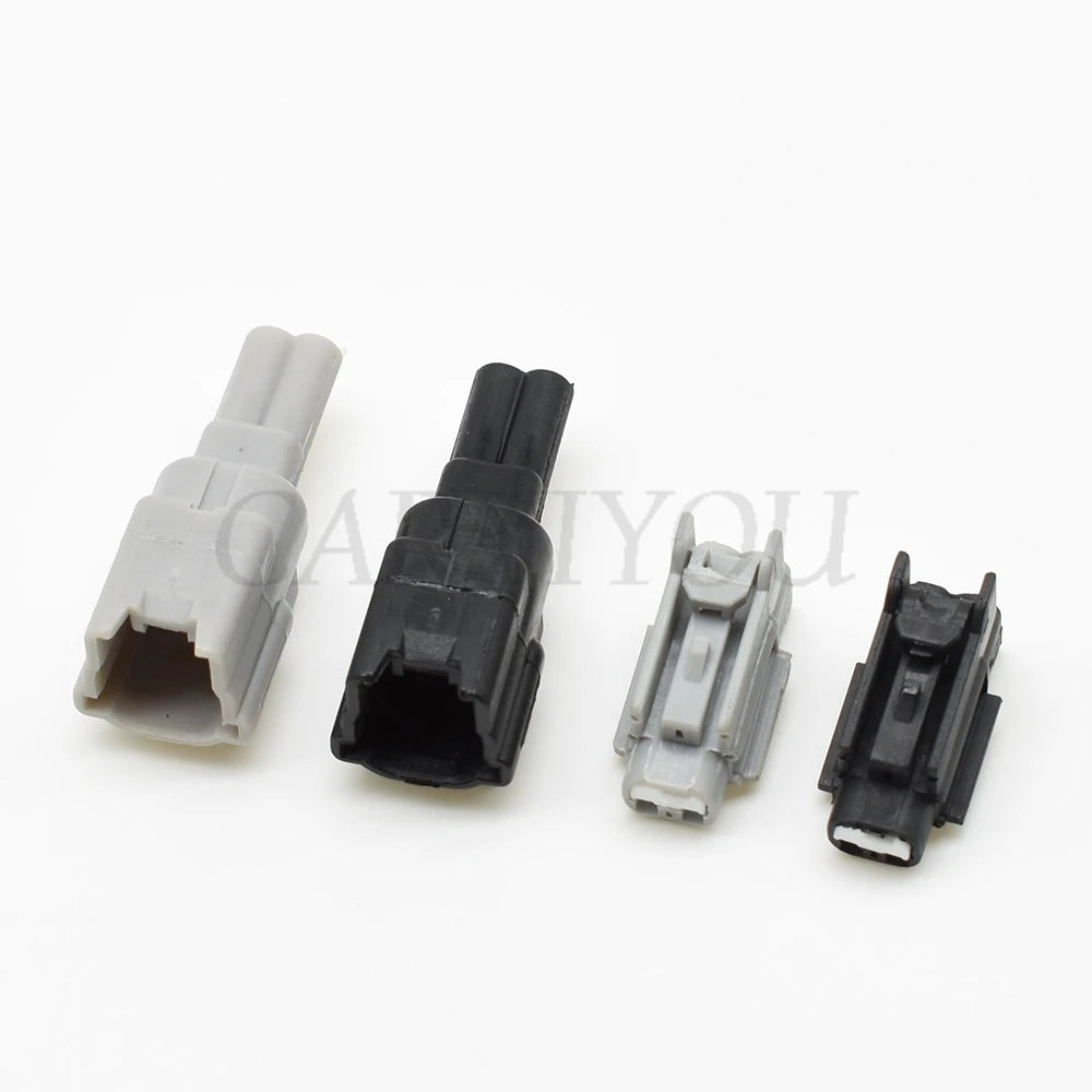2 Pin 1mm Waterproof Connector 7282-7398-30 DJ7029B-1 PA66 Automotive Appliance Female Male