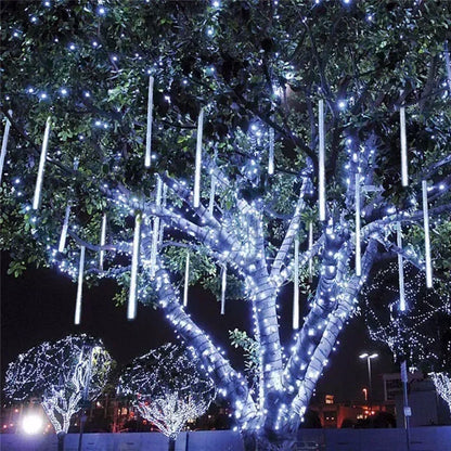 USB Powered LED Meteor Shower Rain Lights for Christmas New Year Decoration Garden Street Party Lighting