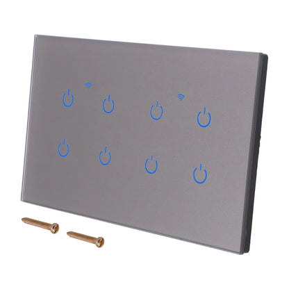 Home Automation Smart Home Experience WiFi Touch Switch Voice Control Switch Smart Home 100-240Vac 50 60Hz Sleek Modern Design