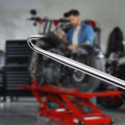 Motorcycle Exhaust Pipe Spring Hook Puller Tool T Handle Stainless Steel for Motocross Dirt Bike ATV Scooter Muffler Repair Kit