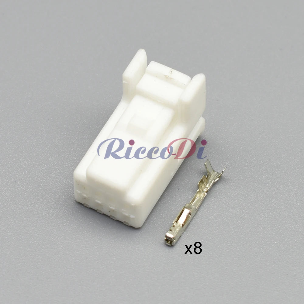 8-Pin Tyco AMP Auto Connector 0.7mm for Toyota 1376352-1 1565804-1 | Male Female Set + Wire Harness