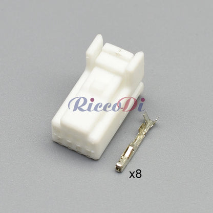8-Pin Tyco AMP Auto Connector 0.7mm for Toyota 1376352-1 1565804-1 | Male Female Set + Wire Harness