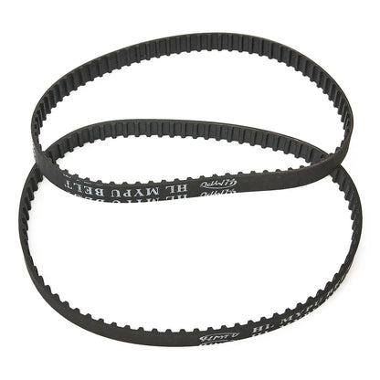 Geared Belt Cog Cog Geared Belt Stable transmission Low Noise Low noise Parts Stable Transmission 2pcs 90228-060 Black