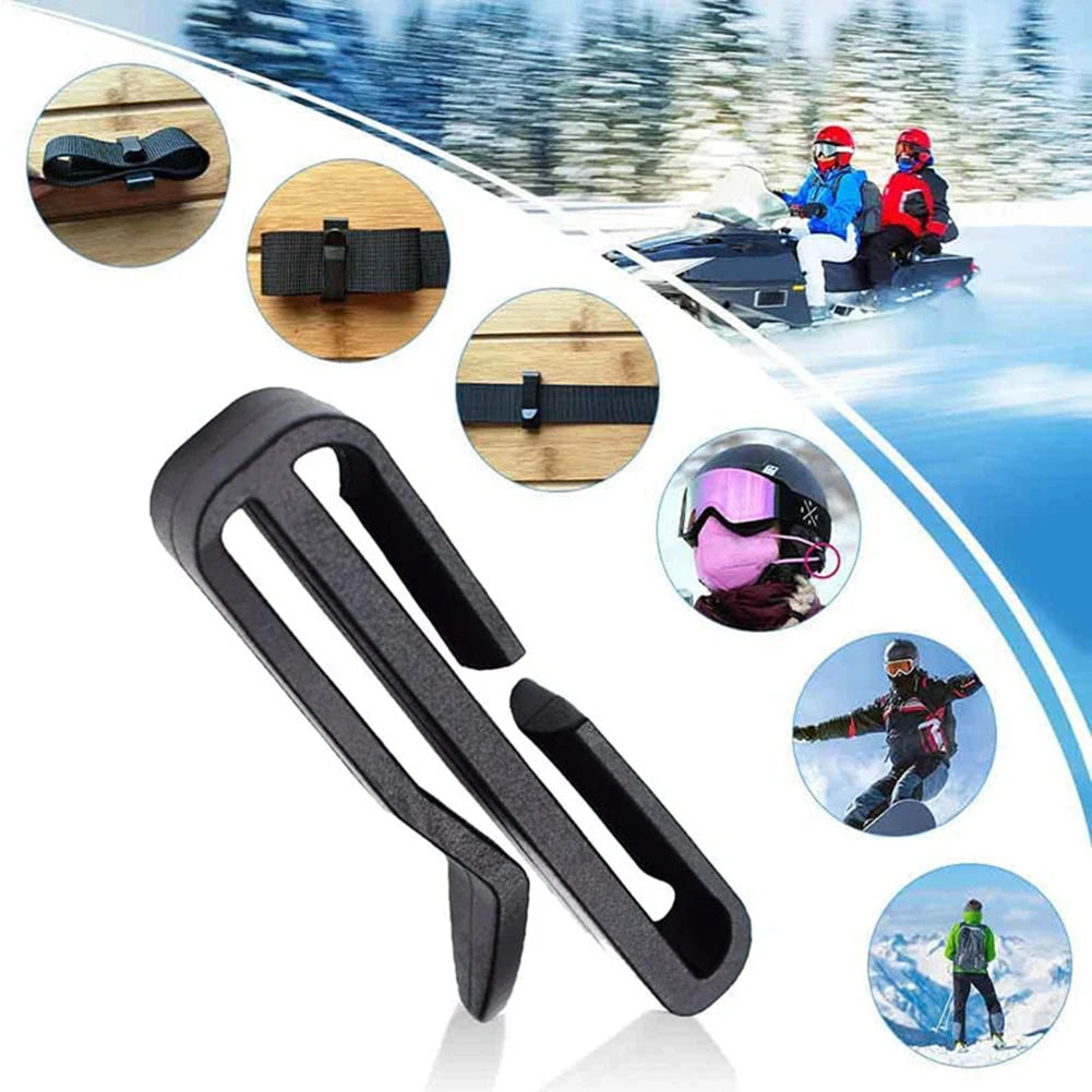 Reliable Sturdy Black Plastic Backpack Strap Adjustable Closing Buckle Convenient Dimensions Slip Keeper Buckle X Belt Buckle