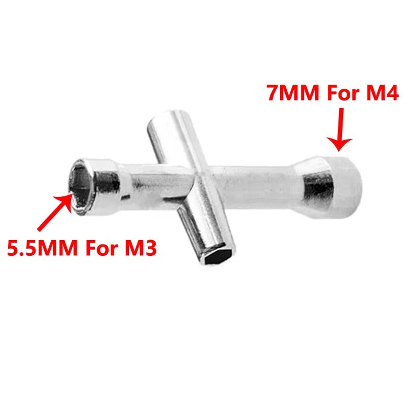 Mini Hex & Cross Screw Nut Wrench Set M2 M2.5 M3 M4 Maintenance Tool