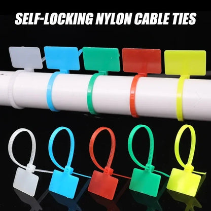 Nylon Cable Tie Self Locking Plastic Zip Ties Wire Wrap Straps