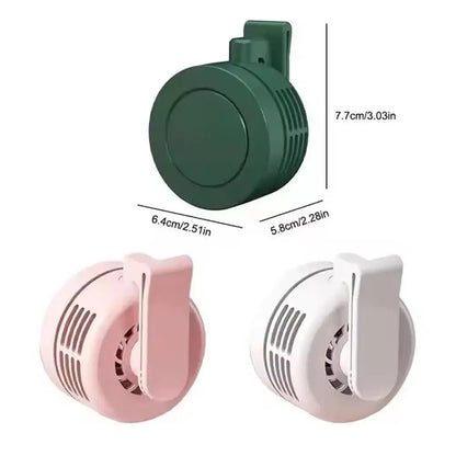 Clip-on Mini Waist Fan 3-Speed USB-C Rechargeable Portable Fan
