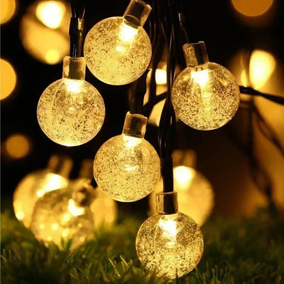 2024 Outdoor Light 100 LED Solar Light Outdoor IP65 Waterproof String Fairy Lamps Solar Garden Garlands Christmas Decoration 12M