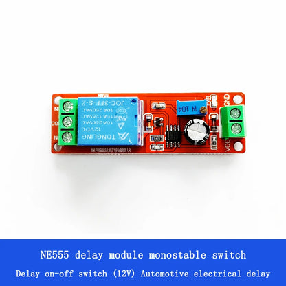 NE555 Relay Delay Module Monostable Timer Switch 12V Automotive