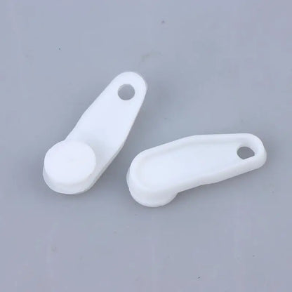 New 50Pcs Multifunction Drapery Hooks Plastic Curtain Track Clips Easy To Use Durable White Curtain Track Hooks Bedroom