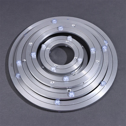 Smooth Swivel Plate Rotating Table Rotating Round 5/5.5/8/10/12 Inches Aluminum Ball Bearing Turntable Bearings Swivel Plate