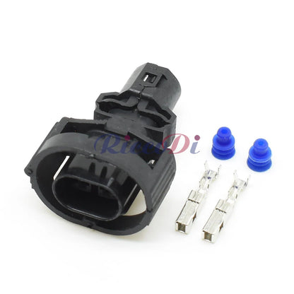 2 Pin 2.8mm Sealed Fuel Injector Timer Connector DJ7021Q-2.8-21 Tyco AMP with Wire Harness