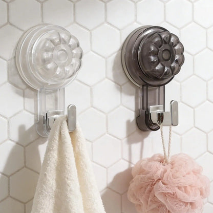 Nail-Free Vacuum Suction Cup Wall Hooks — Reusable Heavy Duty Traceless Hanger for Bathroom Kitchen Clothes