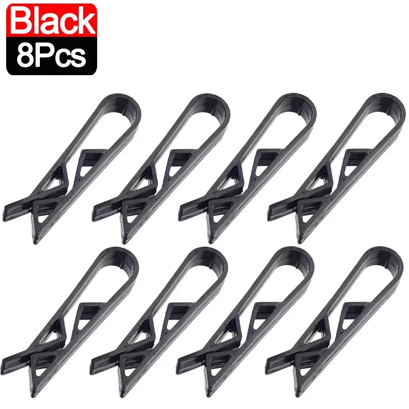 2-50pcs Waste Basket Can Fixation Clip Rubbish Bag Clips Practical Garbage Bag Anti-Slip Holder Clamp Snack Bag Sealing Tools