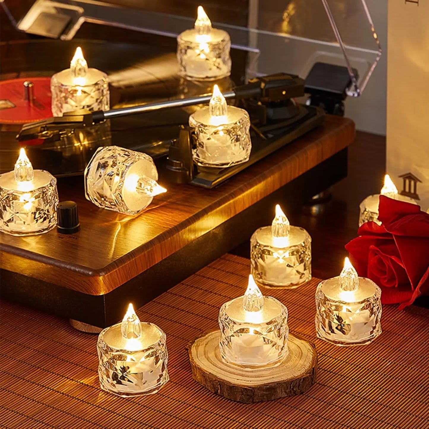 Flameless LED Candle Warm White Tea Light for Home Decor