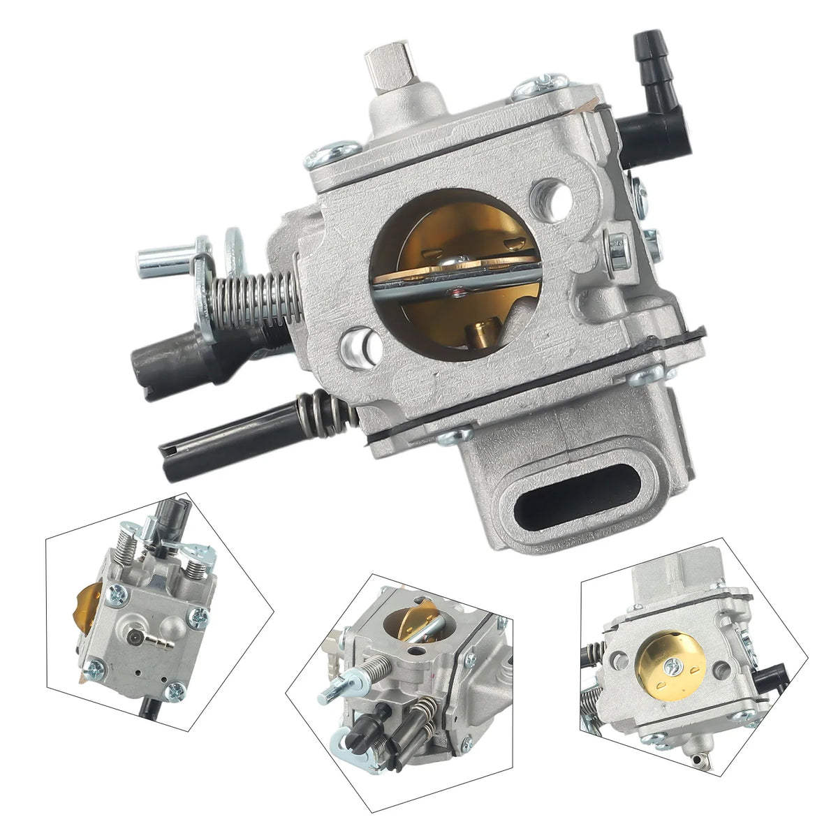 Replacement Carburetor for Chainsaw Models 066 MS660 and G660 Fit Part Number 1122 120 0621 Compatible with For Holzfforma G660
