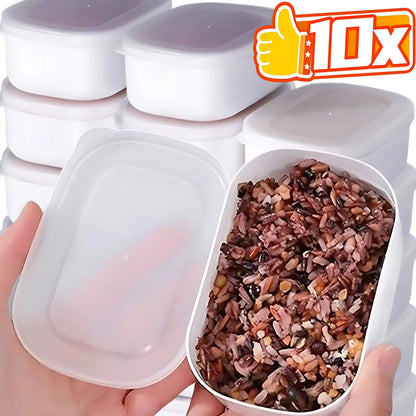 Food Sealed Crisper Refrigerator Food Vegetable Fruit Storage Container Rice Packaging Box Thermostability Kitchen Storage Boxes