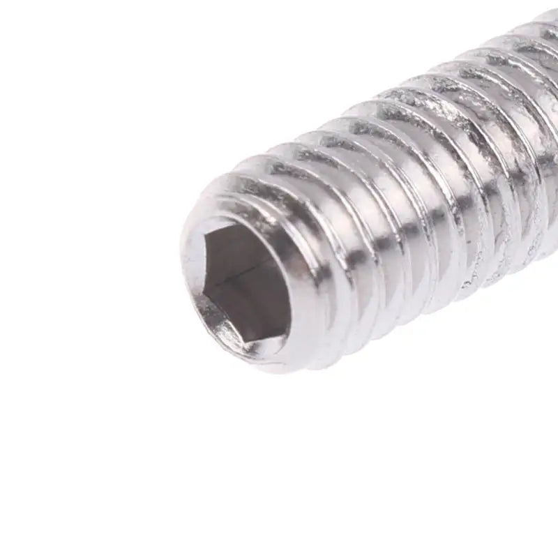 POM Head Stainless Steel M6 Buffer Screw 10PCS | Nylon Tip Wire Setting Machine Rice Screw
