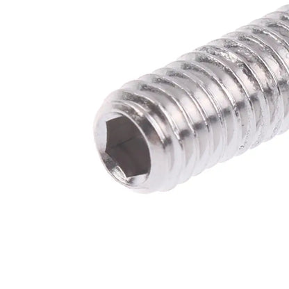 POM Head Stainless Steel M6 Buffer Screw 10PCS | Nylon Tip Wire Setting Machine Rice Screw