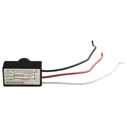 Control Switch Button Sensor 12V-48VDC Energy Saving Photocell Sensor Automatic Light Sensing Button Style Wide Voltage Range