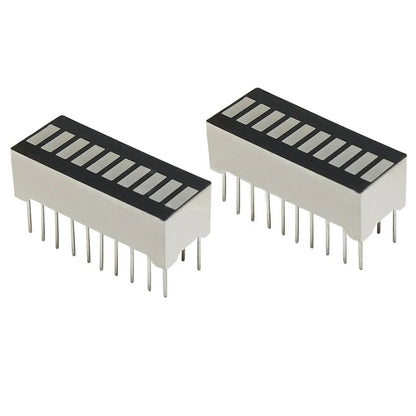 10-Segment Multicolor LED Light Bar Display Module Red Yellow Green Blue Indicator B10BRYGB