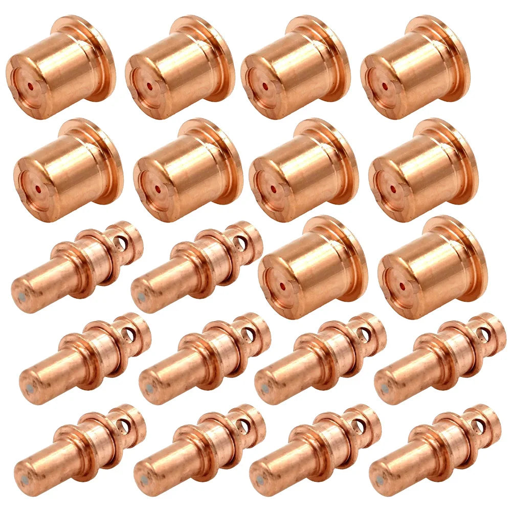 20pcs Plasma Electrode PR0109 Nozzle Tip 1.0mm PD0105 For A81 Cutting Torch Durable Plasma Cutter Consumables Welding Parts