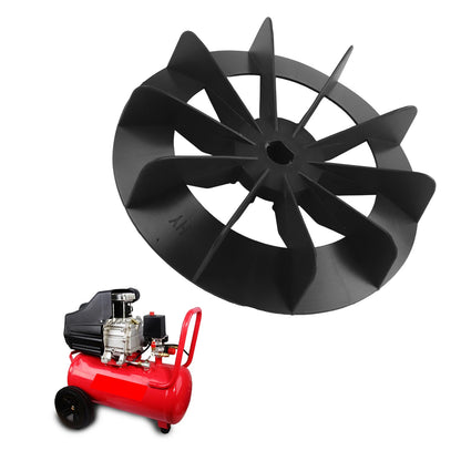 Plastic Replacement Fan Blade for Air Compressor Compatible with Direct Online Motor Features Low Noise and Stable Structure