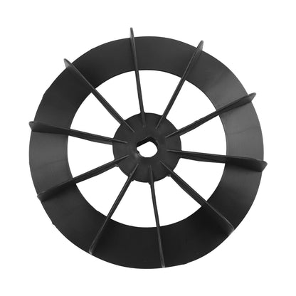 Plastic Replacement Fan Blade for Air Compressor Compatible with Direct Online Motor Features Low Noise and Stable Structure