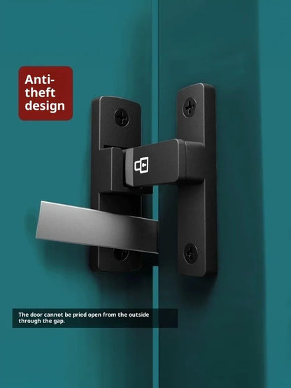 Latch Deadbolt Indoor Non-Punch Surface Mounted Door Lock Bathroom Sliding Door Buckle Snap Bolt Old-Fashioned Room Privacy Lock