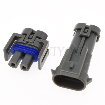 2 Pin Automotive Air Conditioner Compressor Wire Harness Connector Socket DJ70217A-1.5-11/21