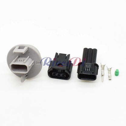 3 Pin Auto LED Fog Light & DRL Wire Harness Connector Plug 6189-7494 For Honda Civic Accord UR-V