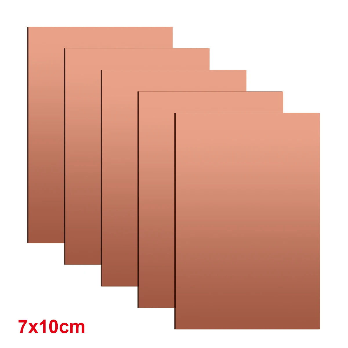 Single-Side Copper Clad PCB Board Kit 7x10, 10x15, 15x20, 20x30cm Universal DIY Laminate Circuit Board