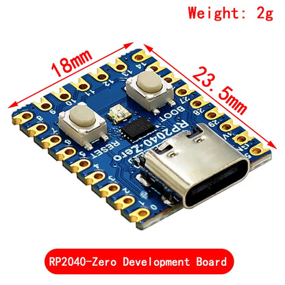 Raspberry Pi PICO RP2040-Zero Mini Development Board – Dual-Core Cortex M0+ Microcontroller with 2MB Flash