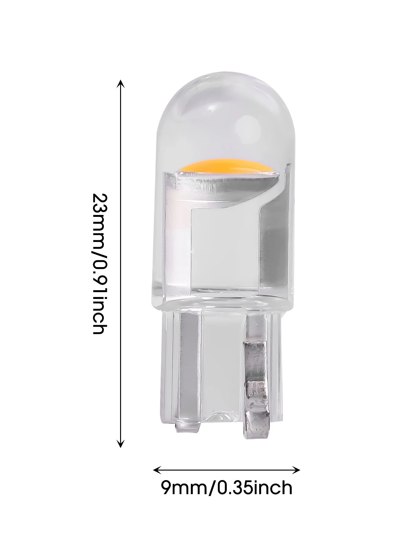 10/5pcs W5W Led T10 Car Light COB Glass 6000K White Auto Automobiles License Plate Lamp Dome Read DRL Bulb Style 12V Universal